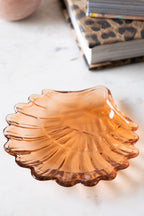 Small Shell Trinket Tray in Amber