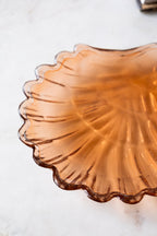 Small Shell Trinket Tray in Amber