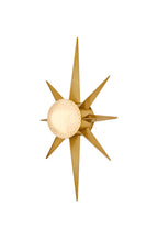 Gold Starburst Wall Light