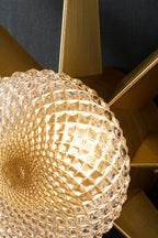Gold Starburst Wall Light