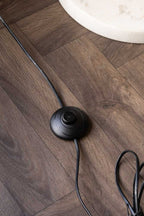 Statement Black & Gold Retro Arch Floor Lamp