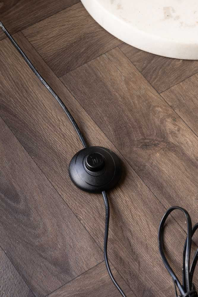 Statement Black & Gold Retro Arch Floor Lamp