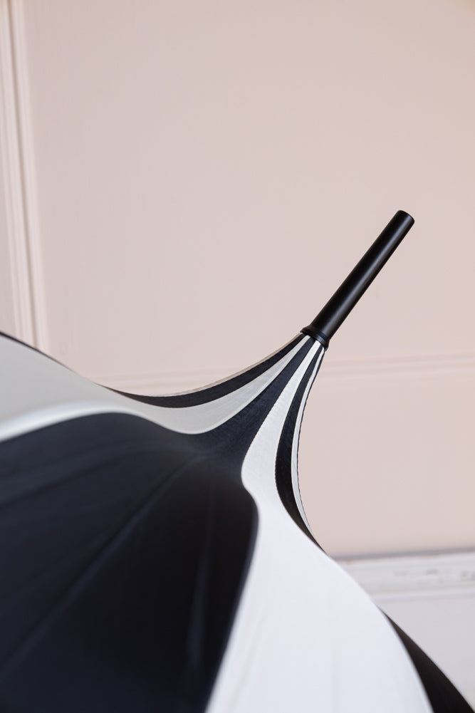 Statement Black & Off-White Umbrella