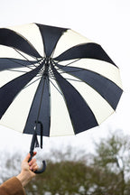 Statement Black & Off-White Umbrella