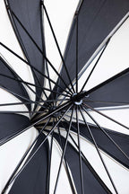 Statement Black & Off-White Umbrella