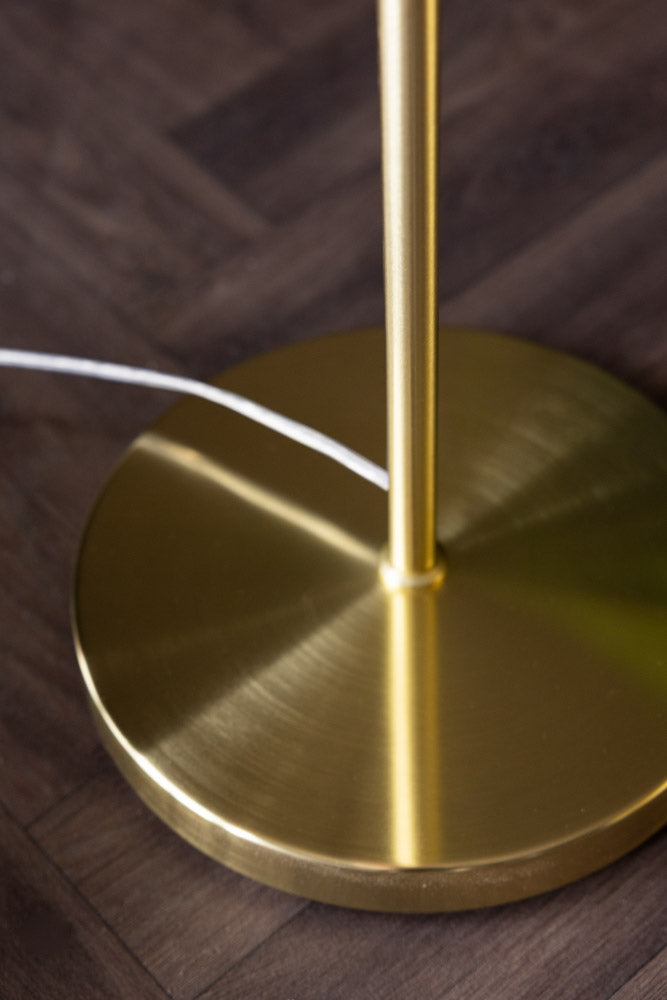 Stunning Art Deco Glass Feather Floor Lamp