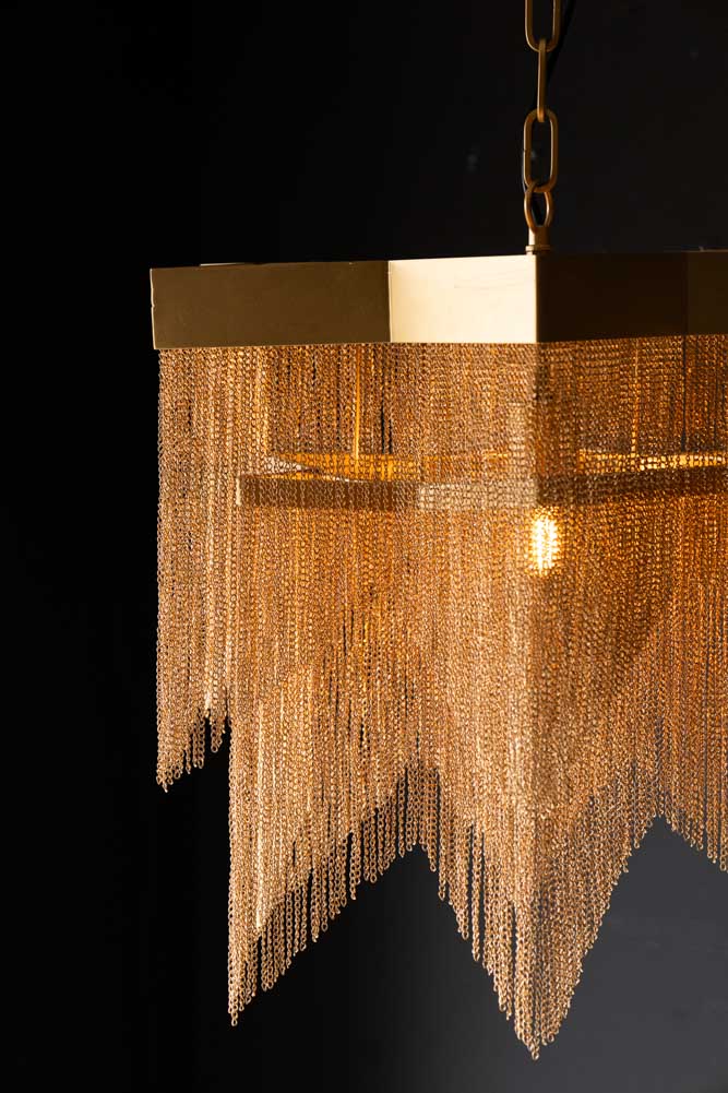 Stunning Star Chain Chandelier