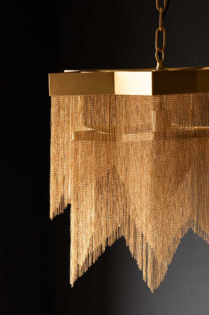 Stunning Star Chain Chandelier