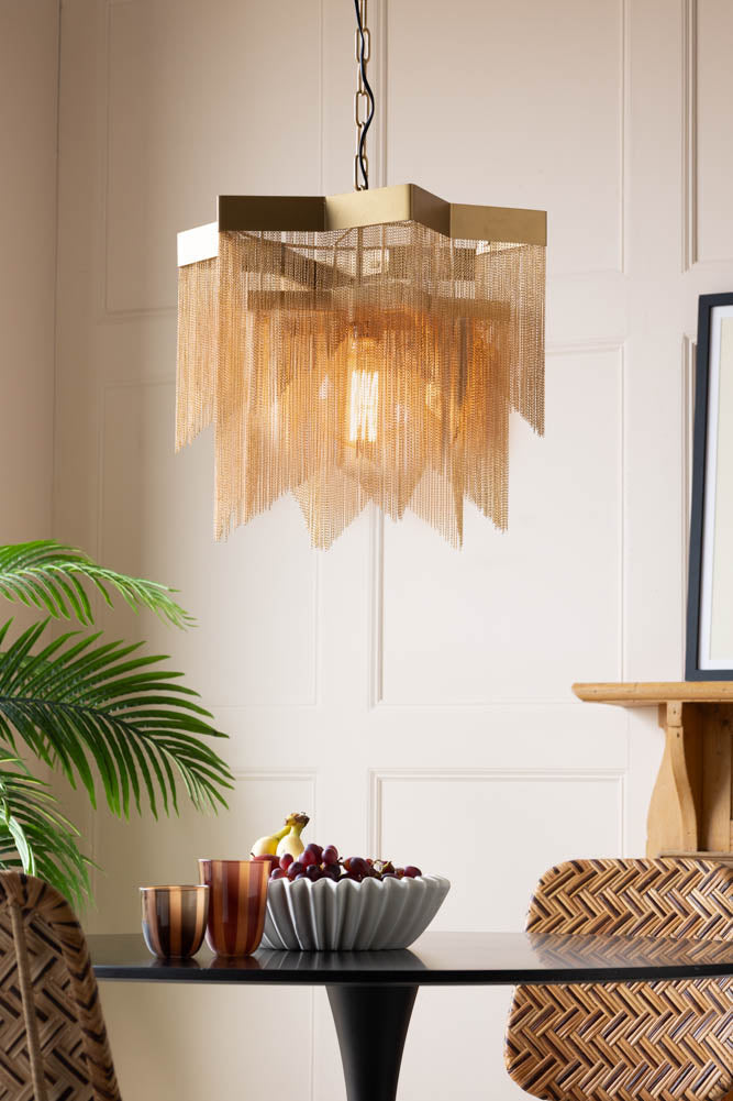 Stunning Star Chain Chandelier