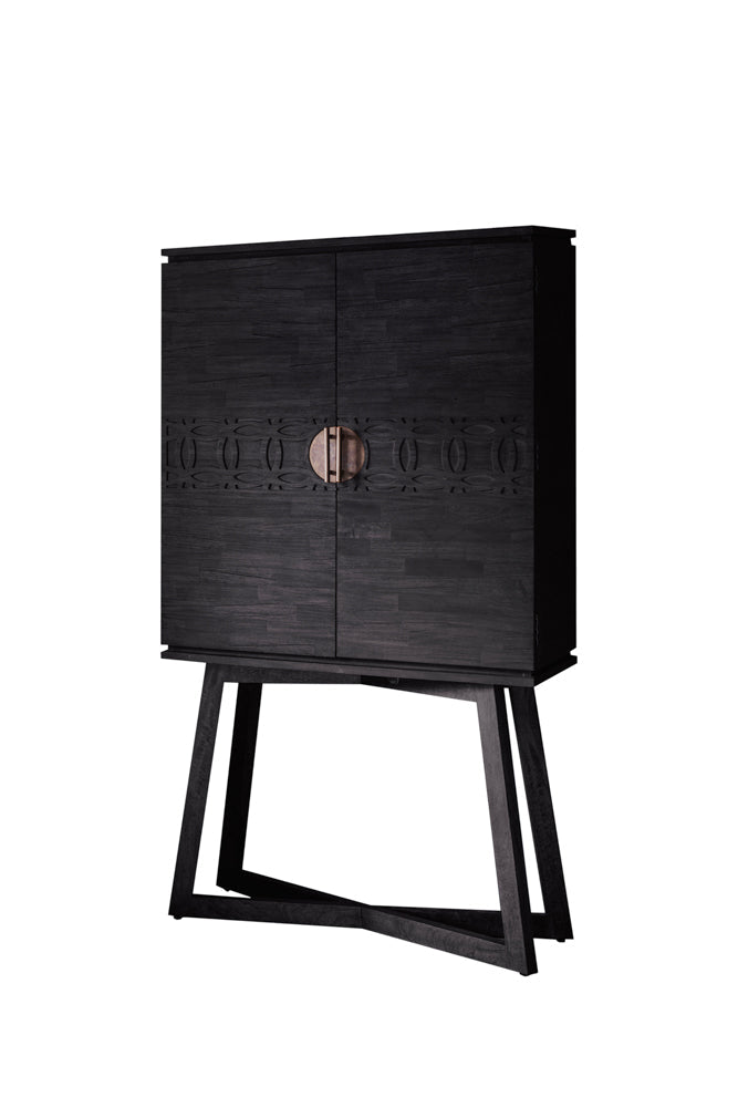 Stylish Mango Wood Drinks Cabinet