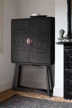 Stylish Mango Wood Drinks Cabinet