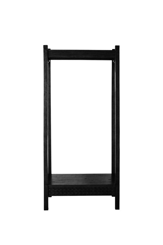 Stylish Mango Wood Freestanding Open Wardrobe