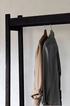 Stylish Mango Wood Freestanding Open Wardrobe