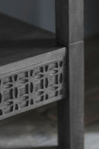 Stylish Mango Wood Freestanding Open Wardrobe