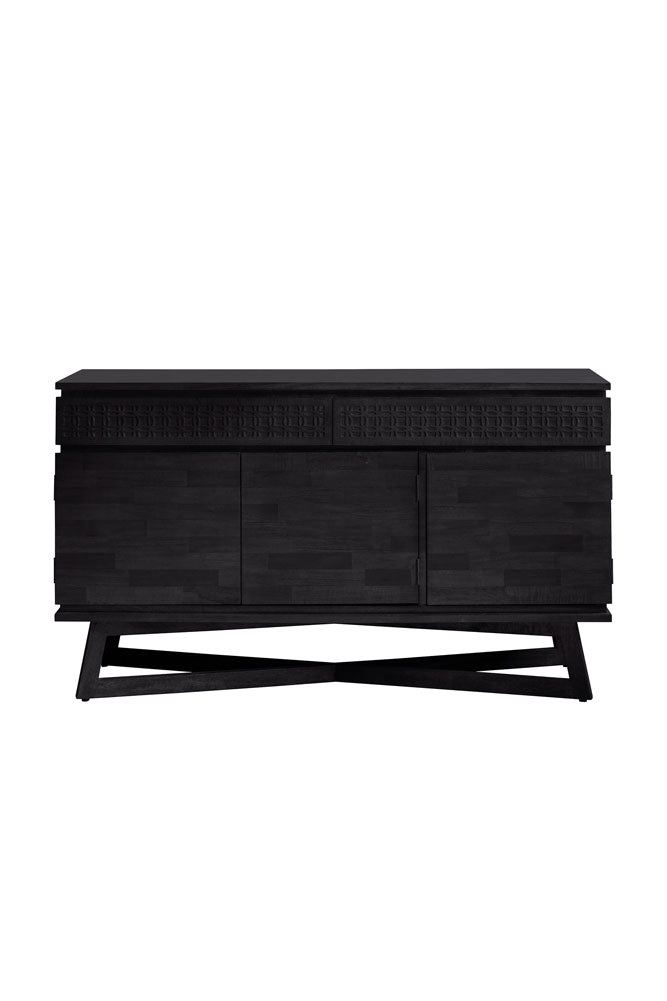 Stylish Mango Wood Multi-Drawer Sideboard
