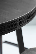 Stylish Mango Wood Round Dining Table