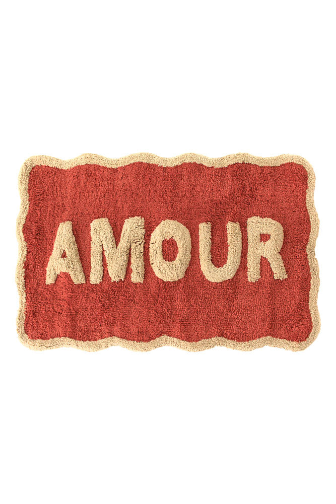 Terracotta Amour Bath Mat