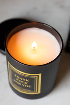 Thank Fuck For You Scented Candle - Leather & Tobacco