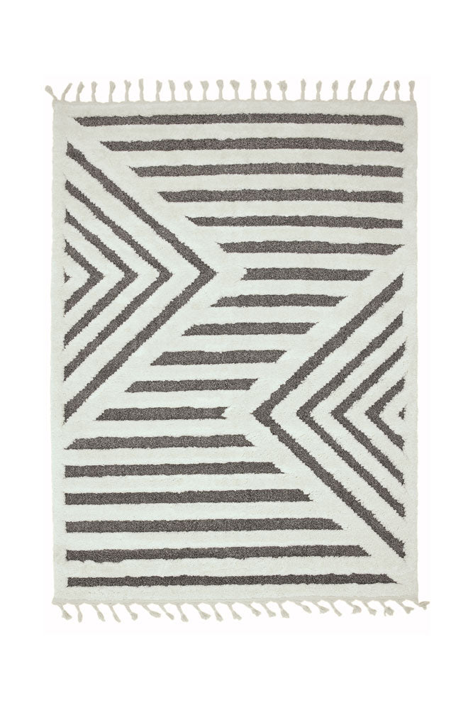 The Ariana Rug in Monochrome Linear - Available in 3 Sizes