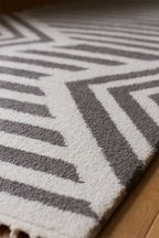 The Ariana Rug in Monochrome Linear - Available in 3 Sizes
