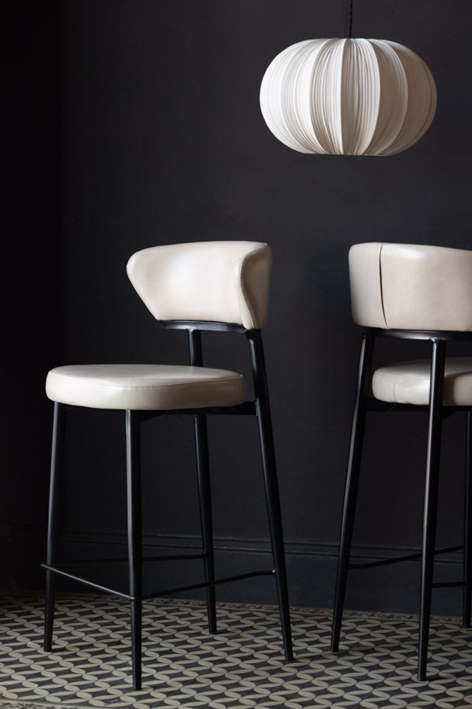 The Blake Bar Stool In Champagne Neutral