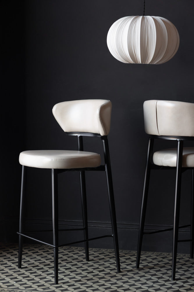 The Blake Bar Stool In Champagne Neutral