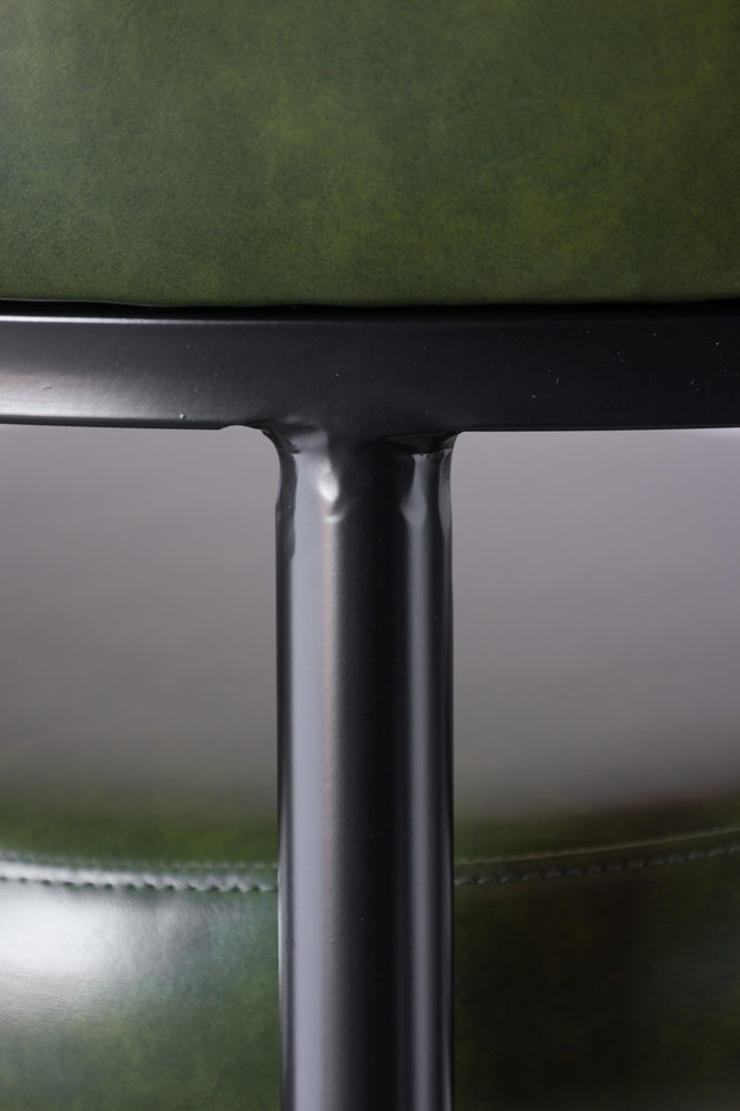 The Blake Bar Stool In Forest Green