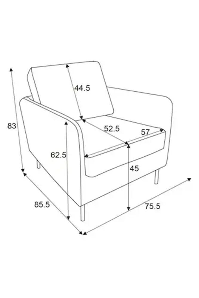 The Edie Daisy Print Velvet Armchair