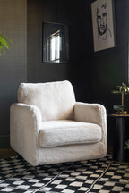The Edie Faux Fur Armchair