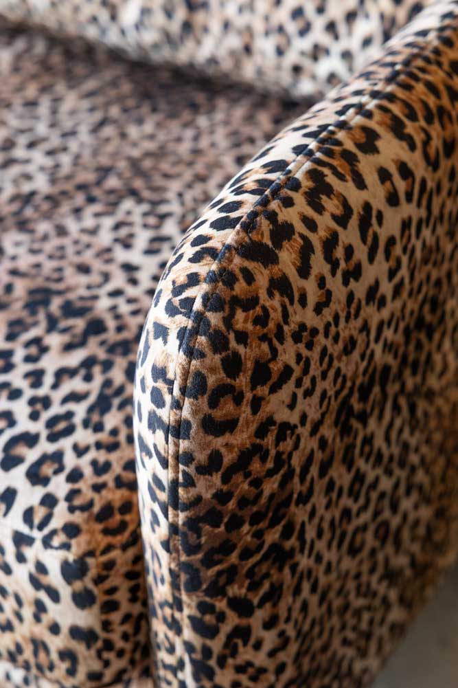 The Edie Leopard Print 2 Seater Sofa