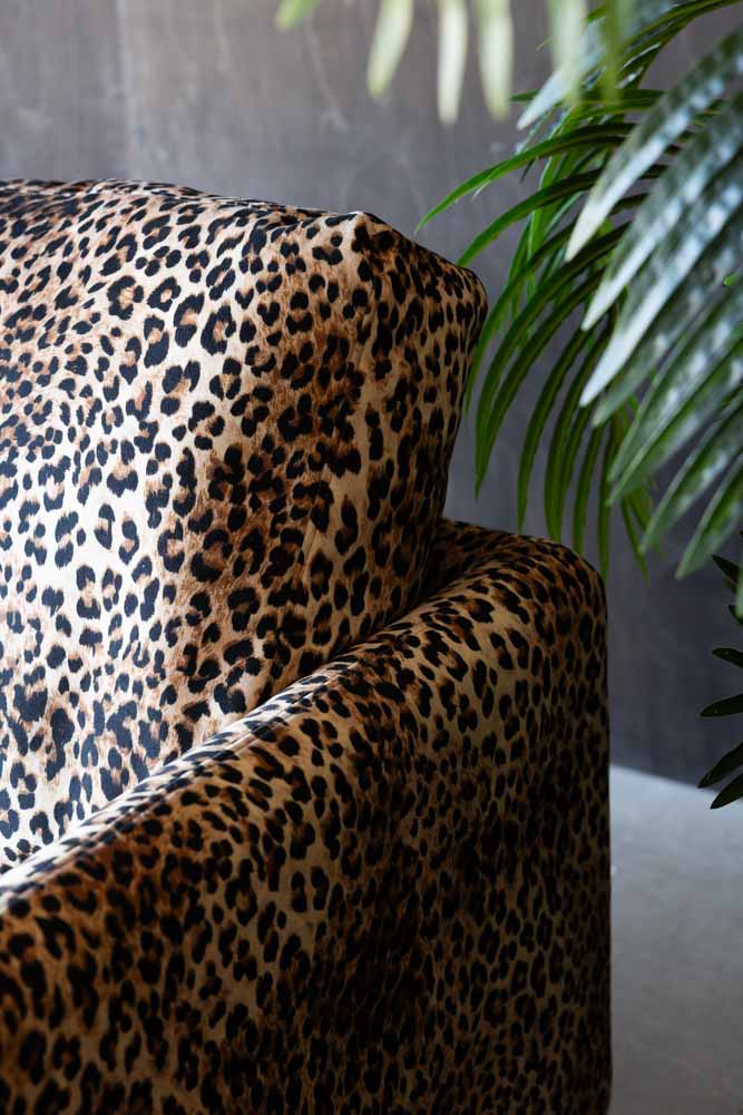 The Edie Leopard Print 2 Seater Sofa
