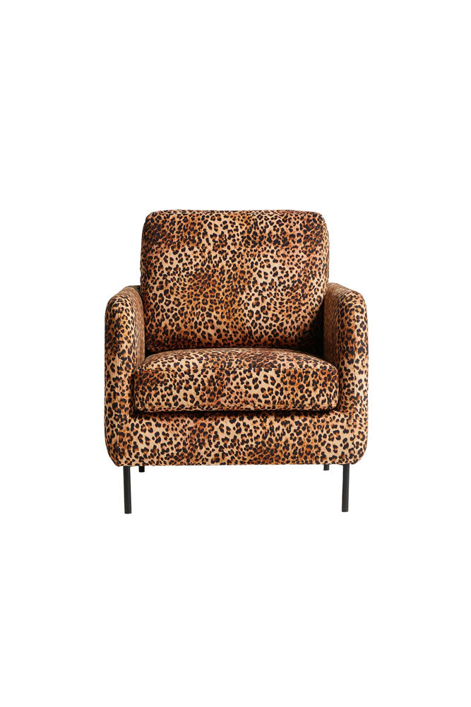 The Edie Leopard Print Armchair