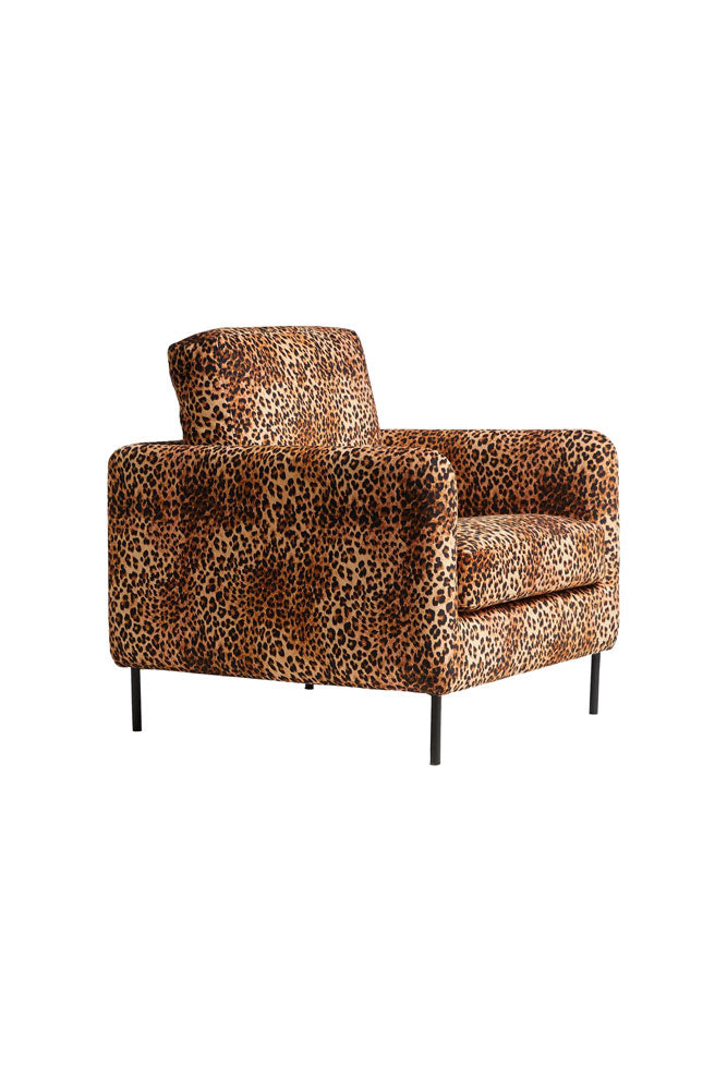 The Edie Leopard Print Armchair