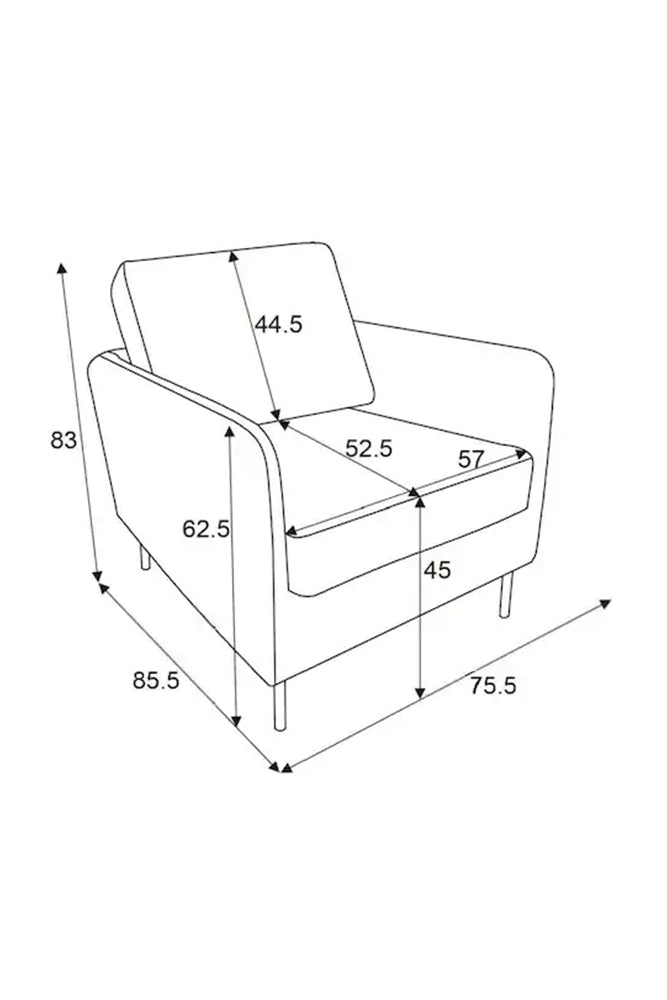 The Edie Natural Armchair