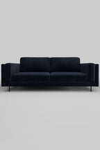The Grace Large Sofa In Luxe Needlecord Velvet Midnight Navy