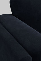 The Grace Large Sofa In Luxe Needlecord Velvet Midnight Navy