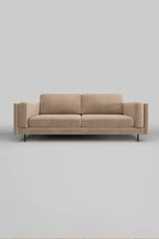 The Grace Large Sofa In Luxe Needlecord Velvet Natural Whisper