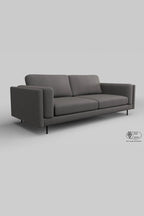 The Grace Large Sofa In Timeless Texture Black Bean