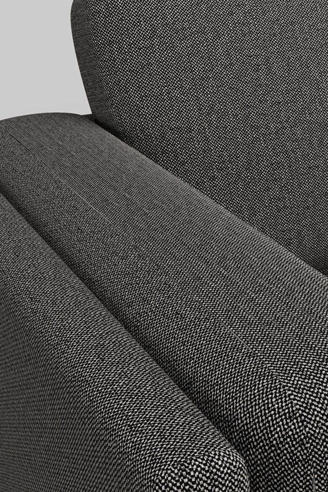 The Grace Large Sofa In Timeless Texture Black Bean