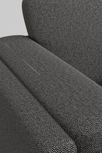 The Grace Love Seat In Timeless Texture Black Bean