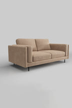 The Grace Medium Sofa In Luxe Needlecord Velvet Natural Whisper