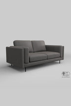 The Grace Medium Sofa In Timeless Texture Black Bean