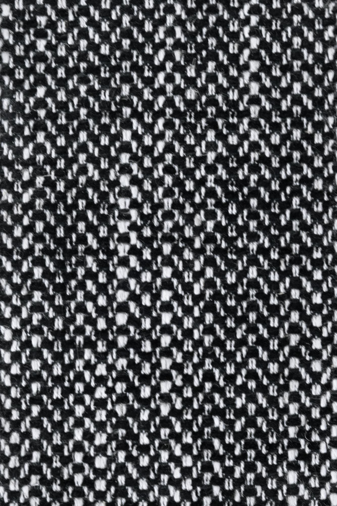 The Grace Footstool In Timeless Texture Black Bean