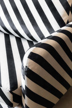 The Edie 2 Seater Sofa in Studio Stripe Velvet