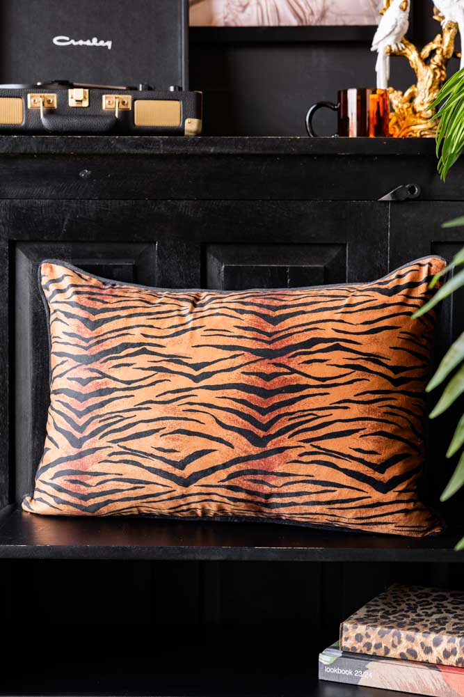 Tiger Print Cushion