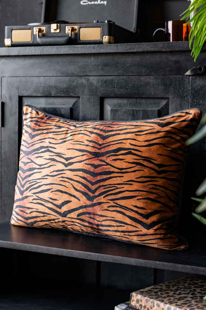 Tiger Print Cushion