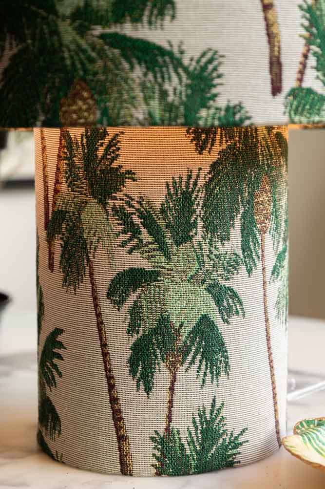 Tropical Palms Table Lamp
