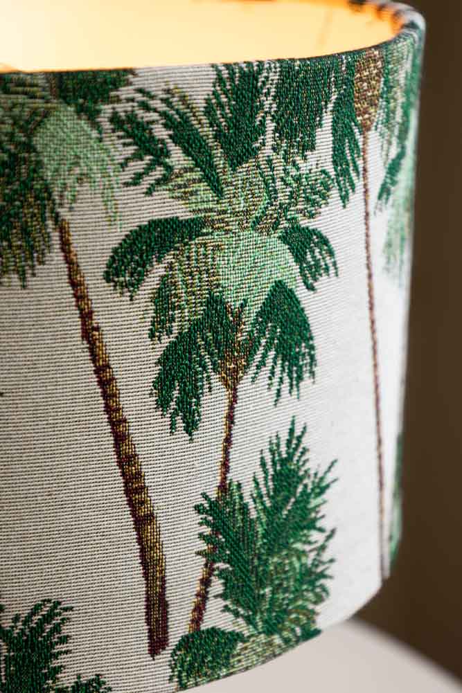 Tropical Palms Table Lamp