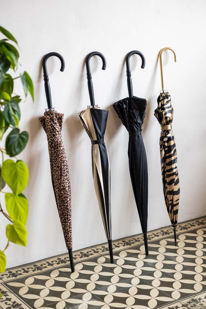 Statement Black & Off-White Umbrella