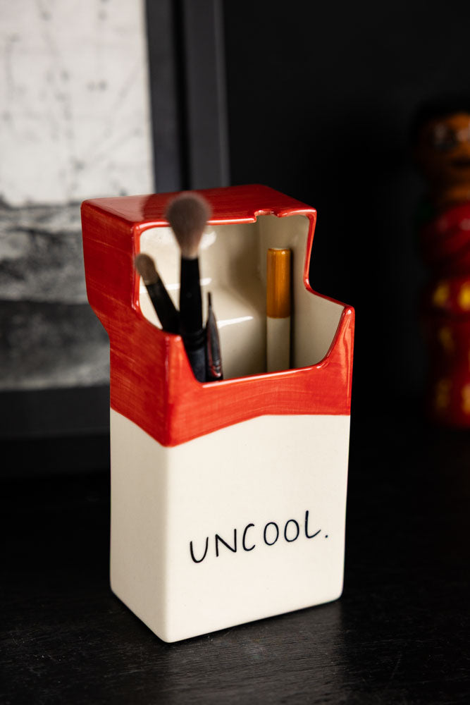 Uncool Cigarette Packet Ceramic Ornament